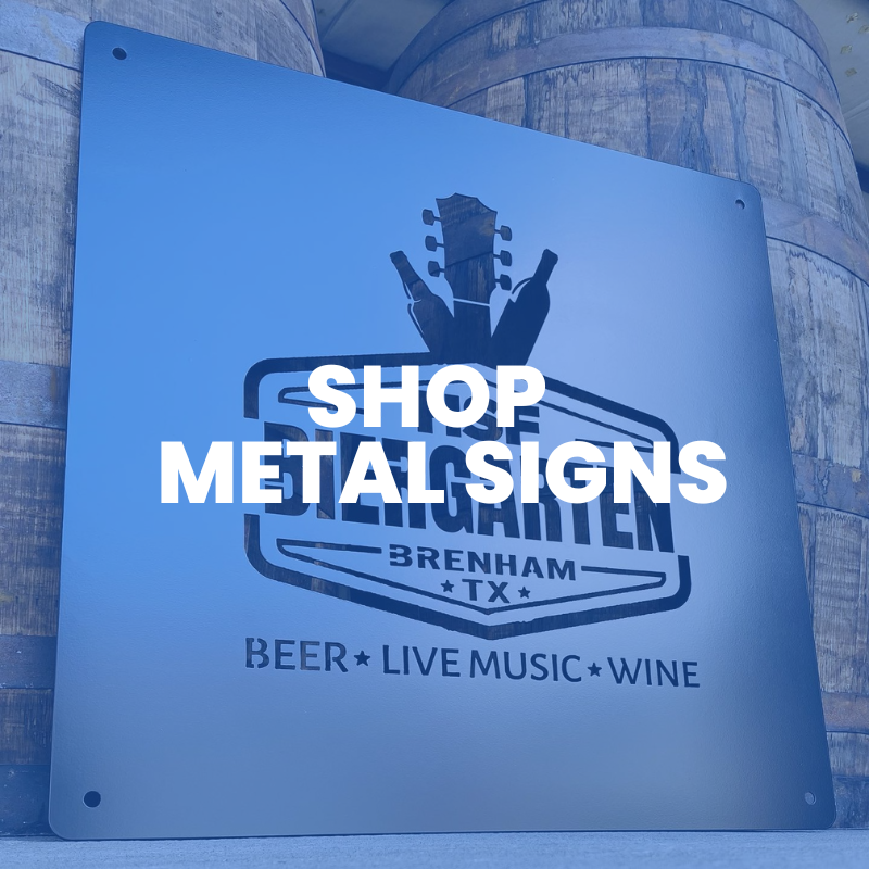 SHOP METAL SIGNS