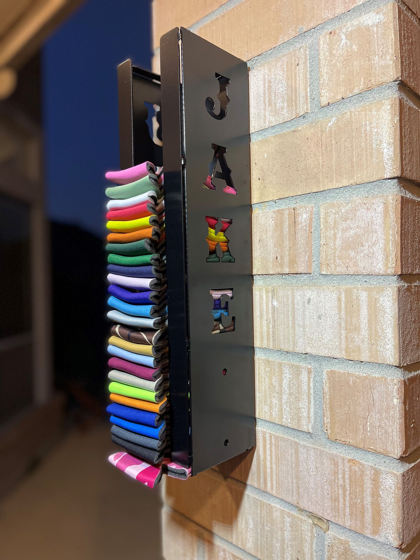 Personalized Koozie Holder with Bottle Opener