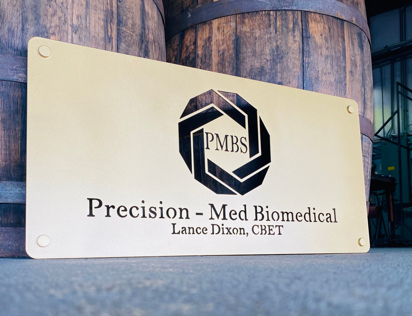 14”x28” Custom Metal Business Sign with Your Logo