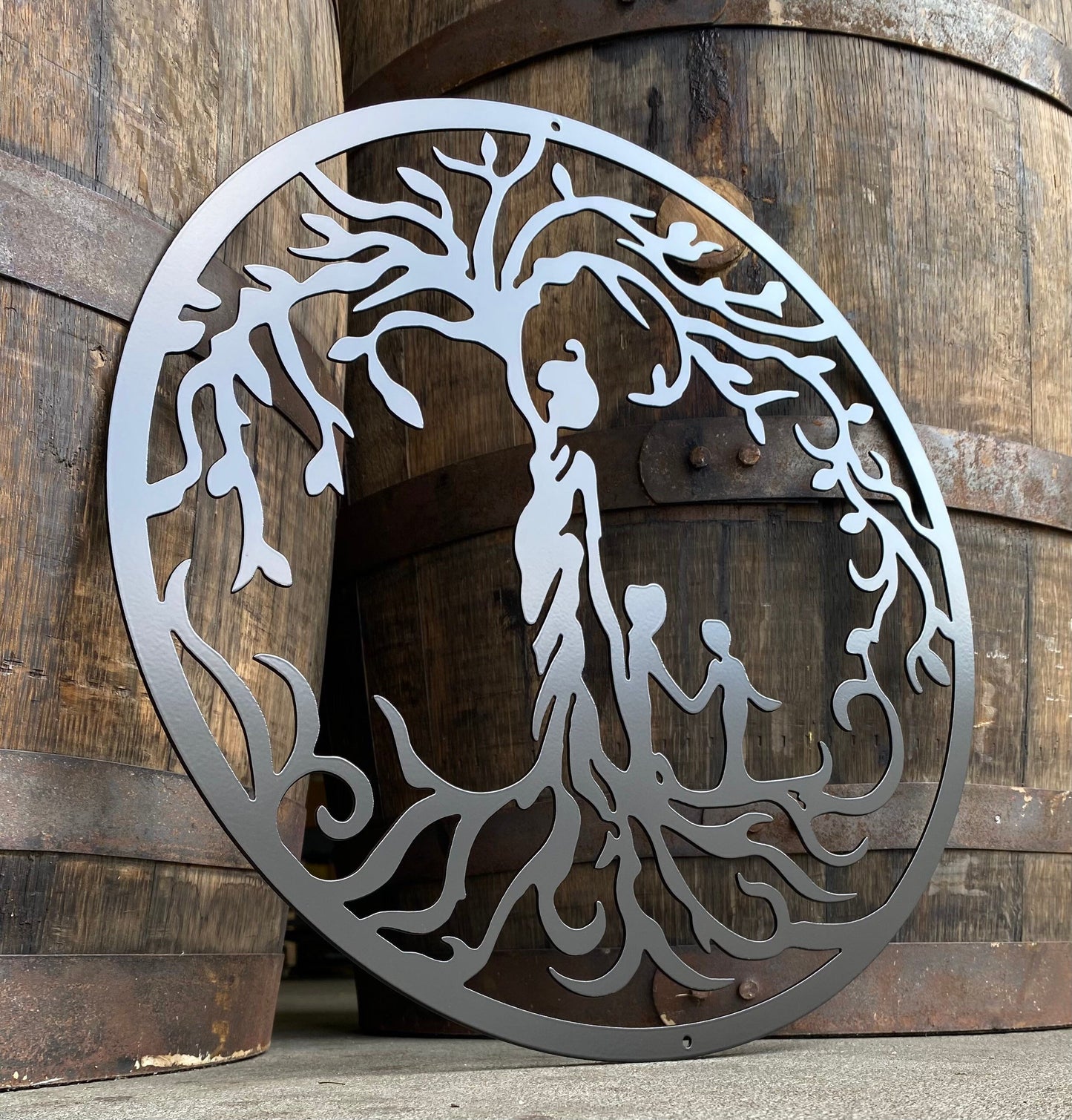 Mother and Children Tree of Life Sign