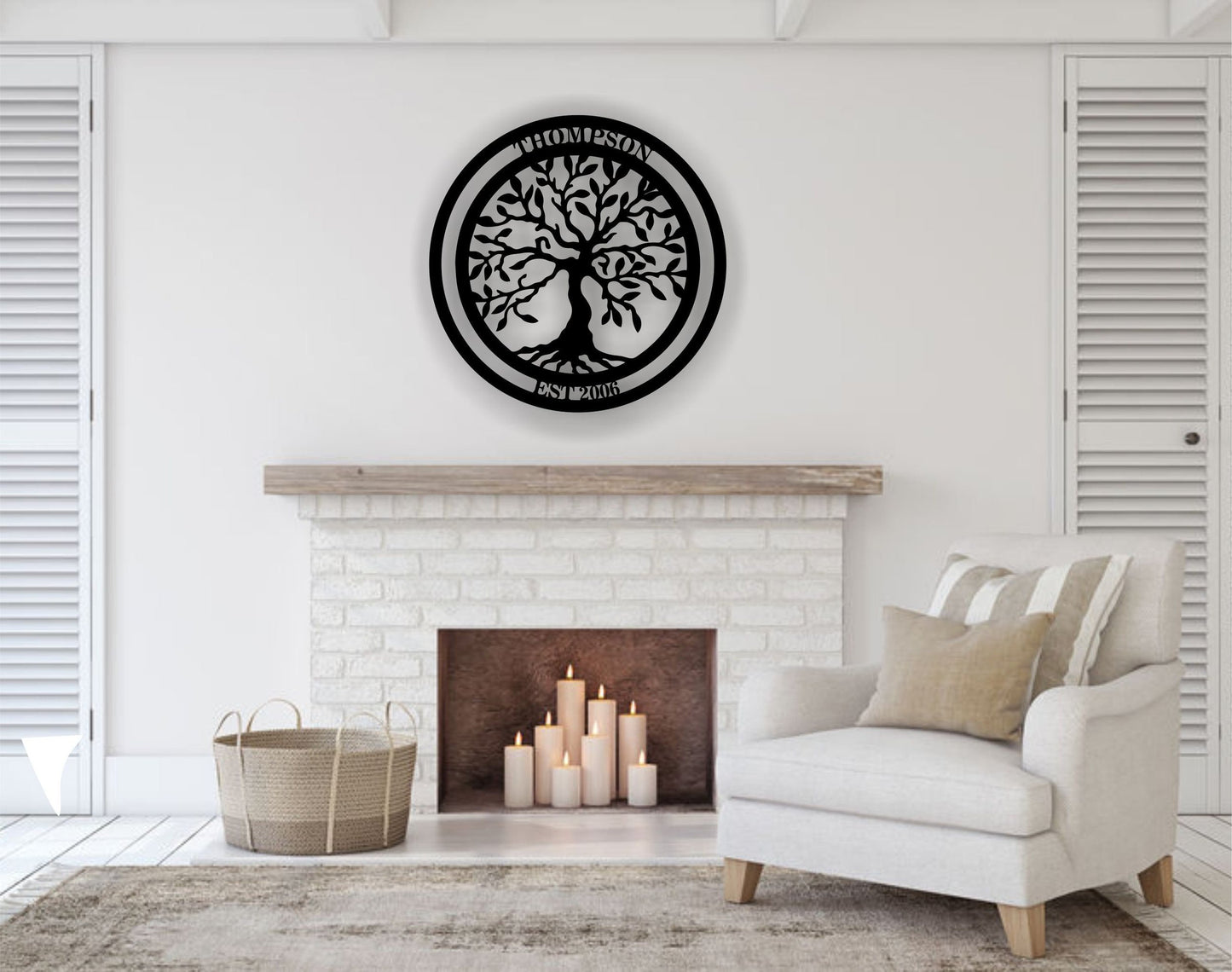 Personalized Tree of Life Metal Sign