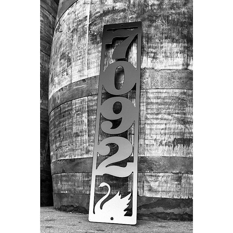 Custom Metal Address Sign with Image