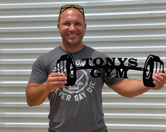 Personalized Gym Sign