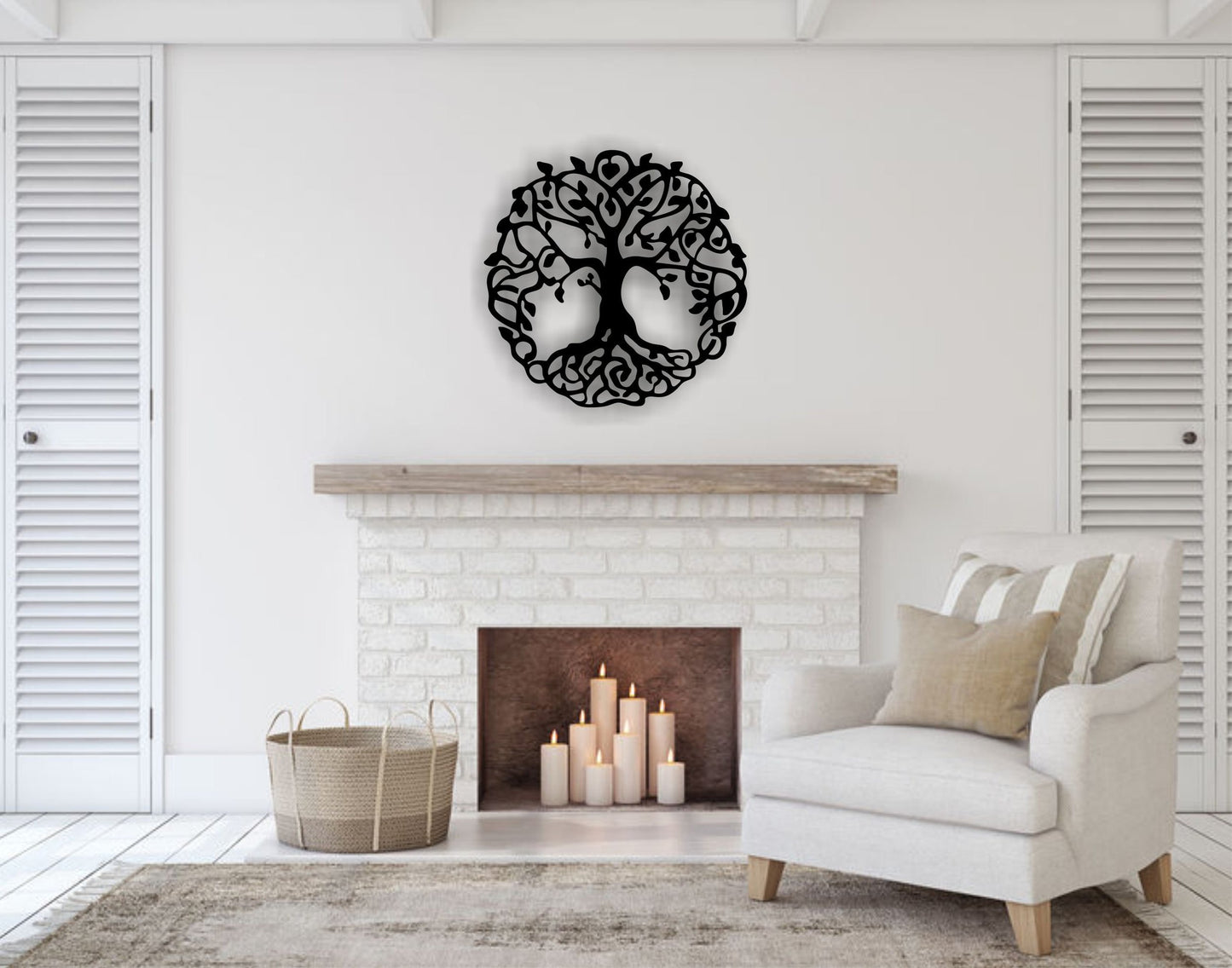Celtic Tree of Life Metal Art Sign