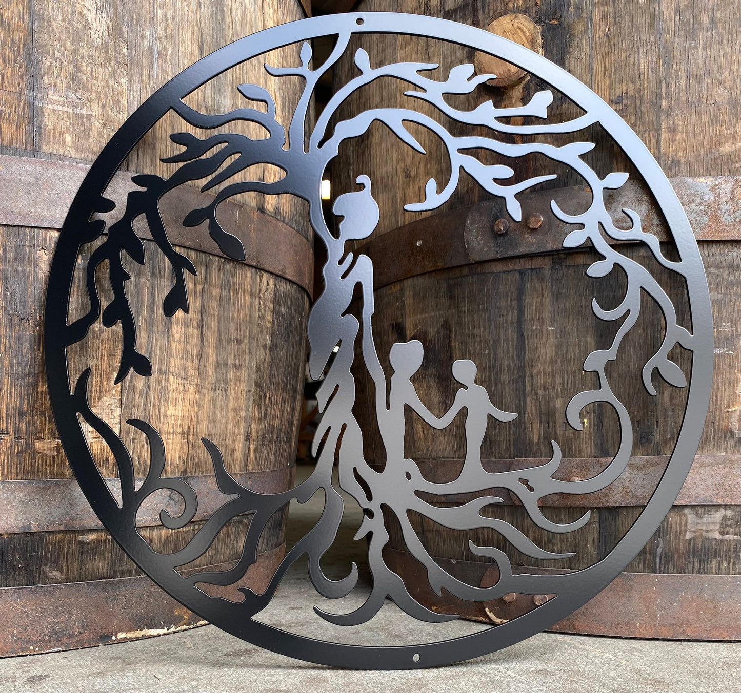 Mother and Children Tree of Life Sign