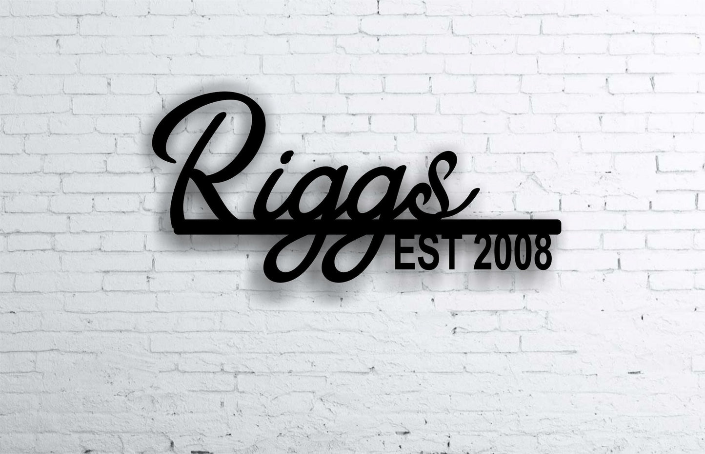 Personalized Family Name Sign