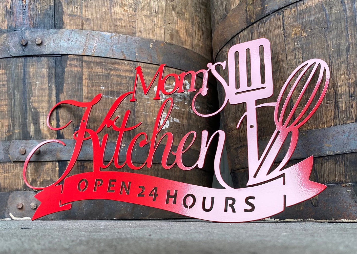 Mom’s Kitchen Metal Sign
