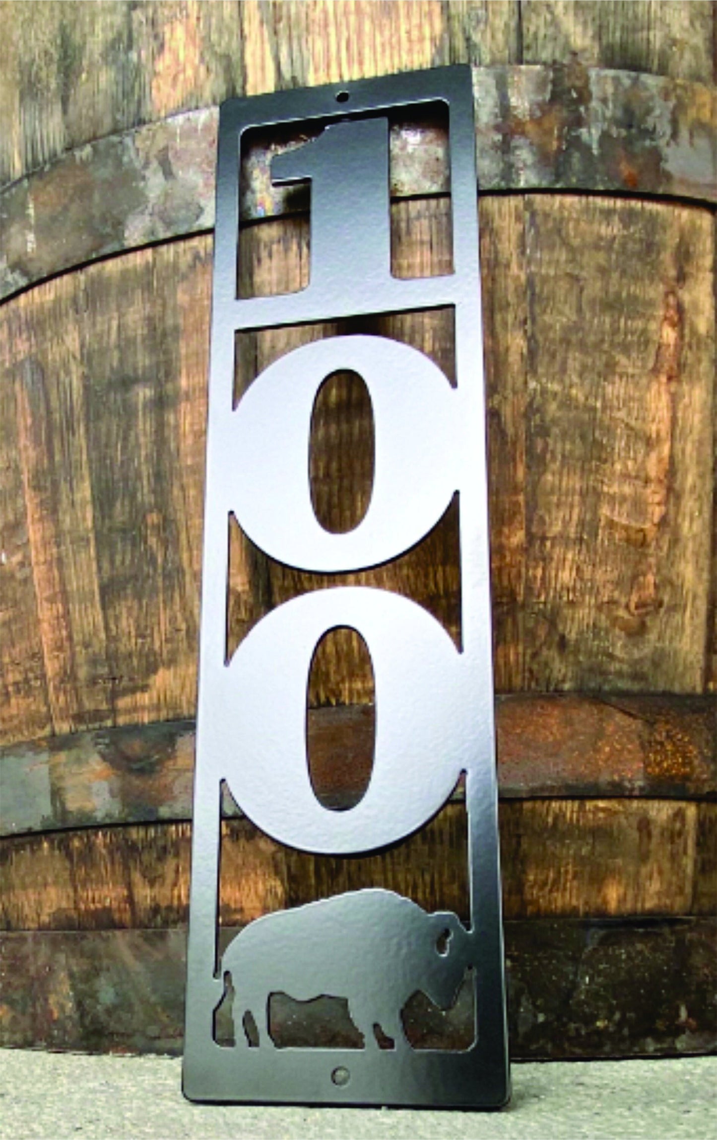 Custom Metal Address Sign with Image