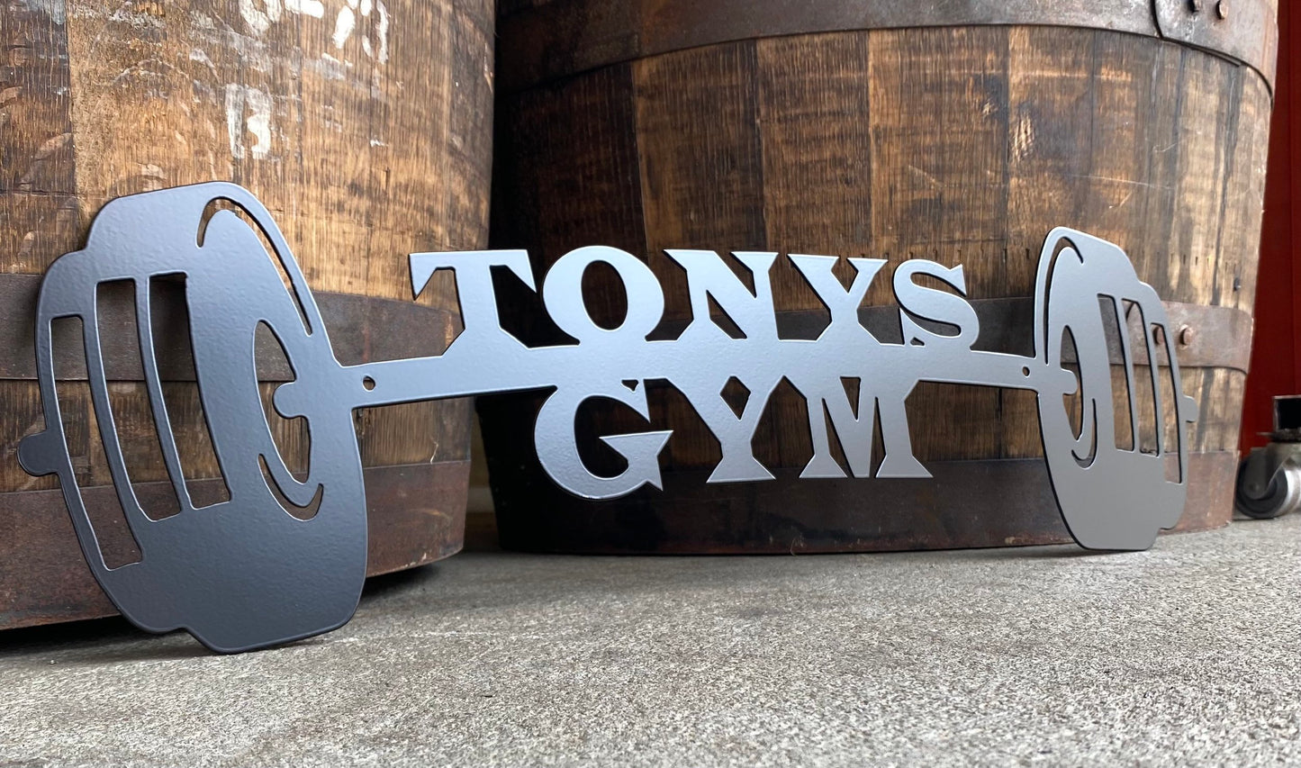 Personalized Gym Sign