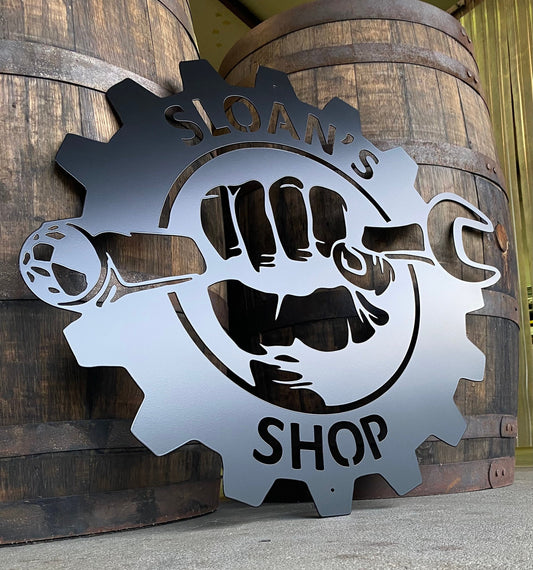 Personalized Man Cave Shop Sign
