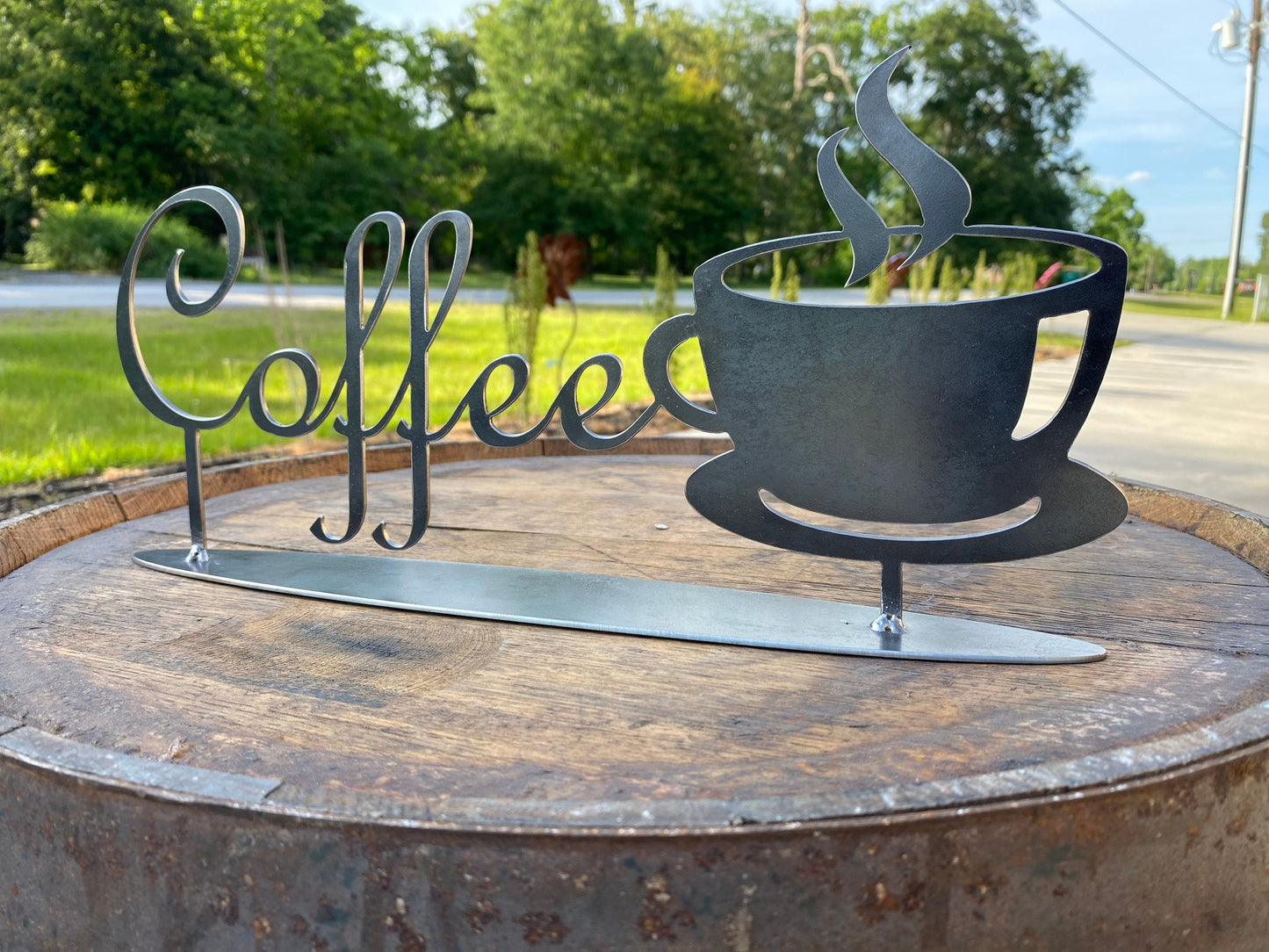 Coffee Sign with Base Stand