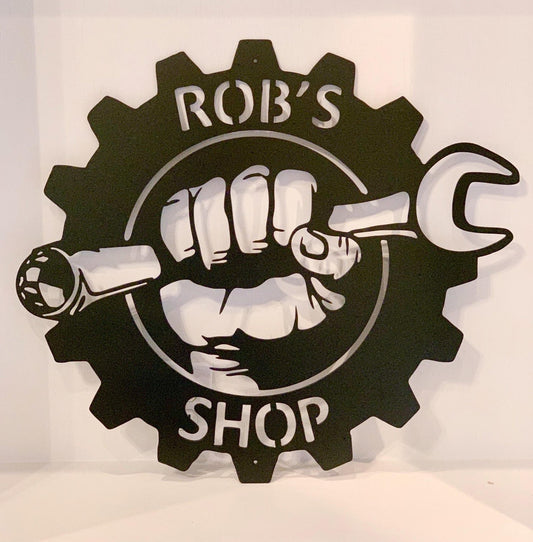 Personalized Man Cave Shop Sign