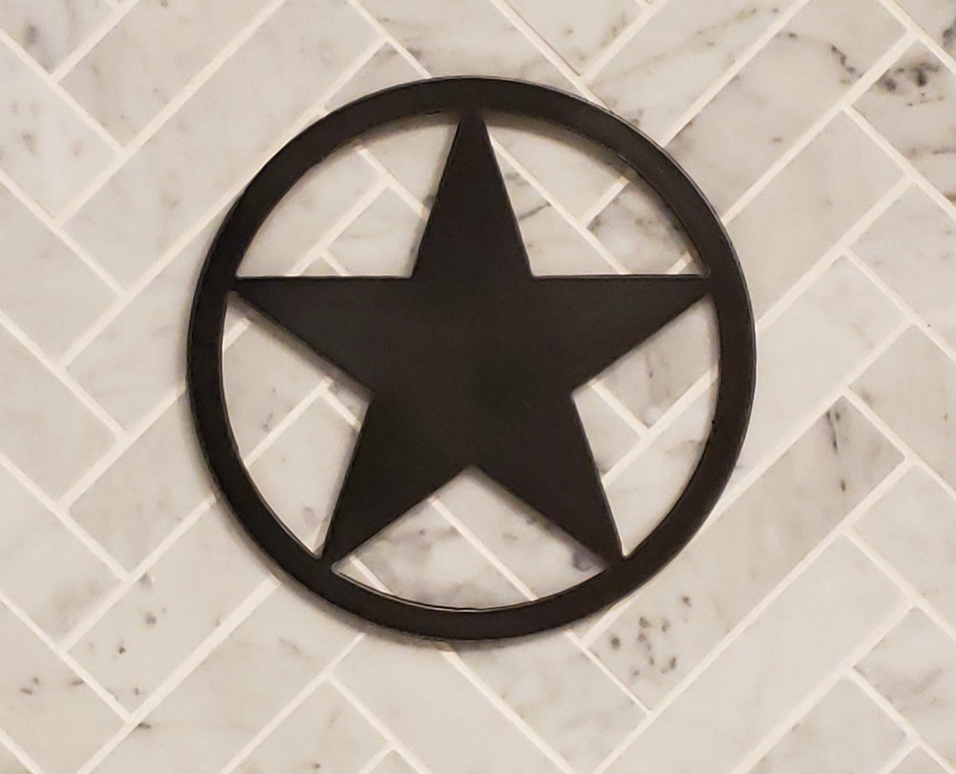 Metal LoneStar Sign Wall Hanging Sign