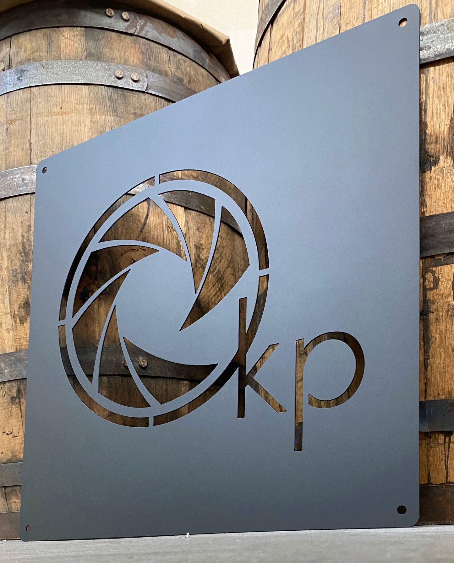 24” x 24” Metal Custom Logo Business Sign