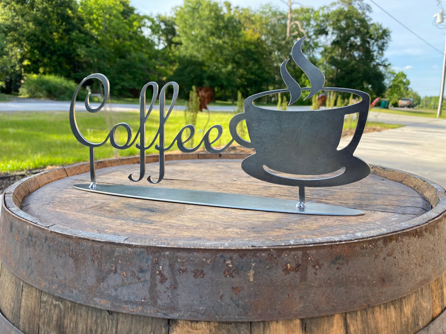 Coffee Sign with Base Stand