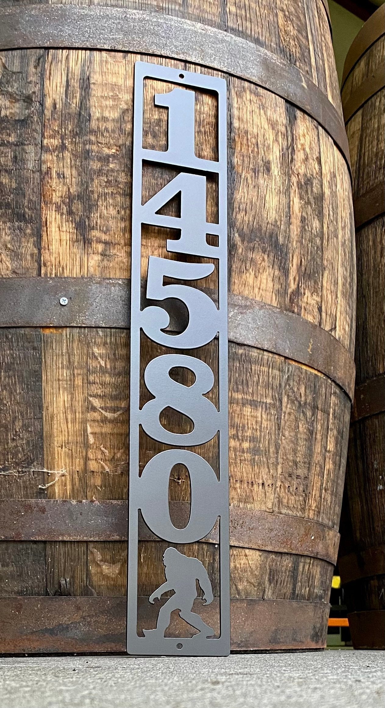 Custom Metal Address Sign with Image – Fabrication House